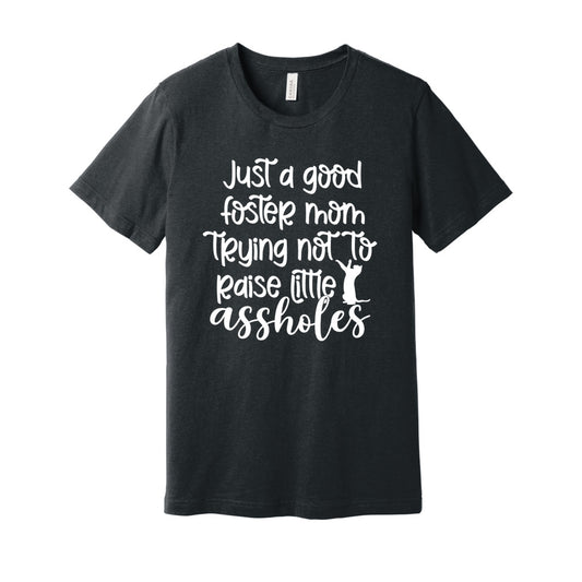 GOOD FOSTER MOM - S / Dark Grey Heather - Foster Mom Things