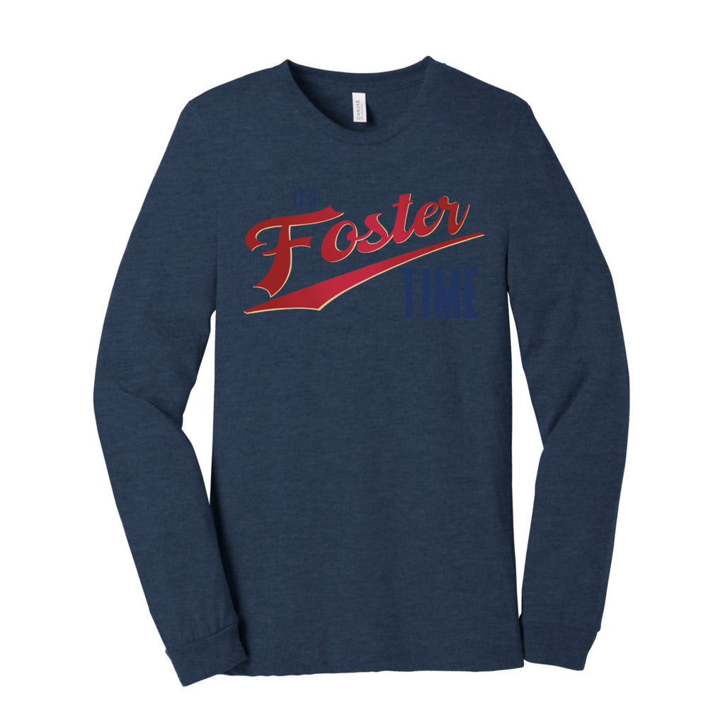 IT'S FOSTER TIME - S / Heather Navy - Foster Mom Things