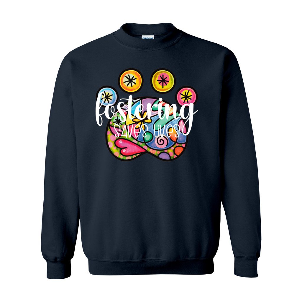 FOSTERING SAVES LIVES - S / Navy - Foster Mom Things