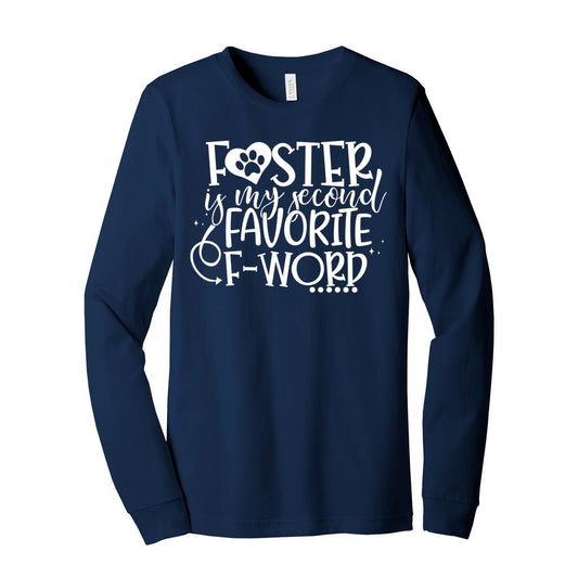 SECOND FAVORITE F-WORD - S / Navy - Foster Mom Things
