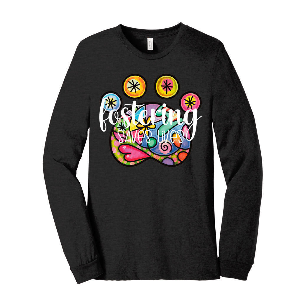 FOSTERING SAVES LIVES - S / Black Heather - Foster Mom Things