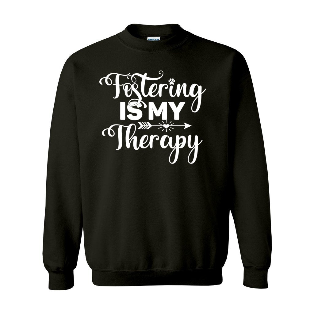 FOSTERING IS MY THERAPY - S / Black - Foster Mom Things