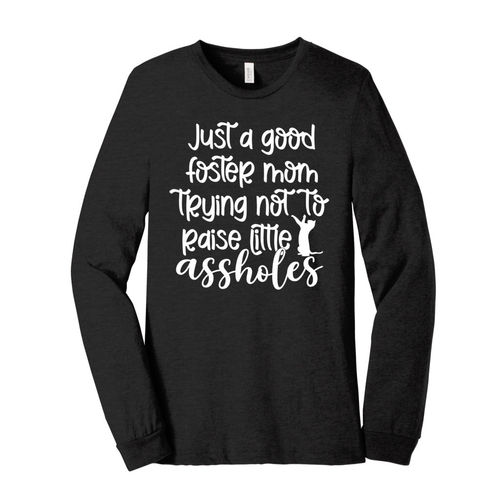 GOOD FOSTER MOM - S / Black Heather - Foster Mom Things
