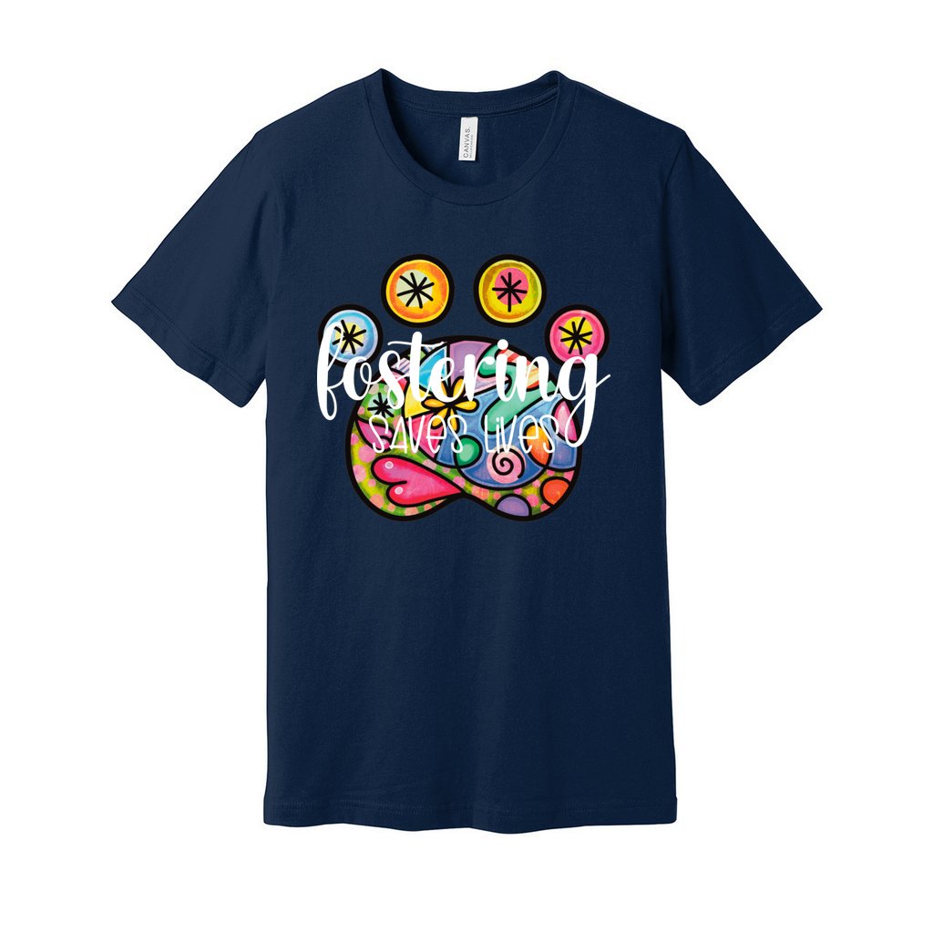 FOSTERING SAVES LIVES - XS / Navy - Foster Mom Things