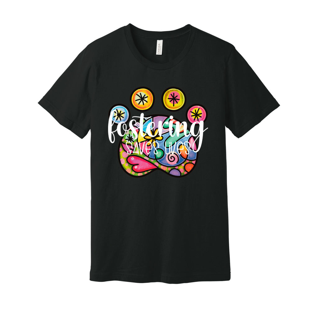 FOSTERING SAVES LIVES - S / Vintage Black - Foster Mom Things