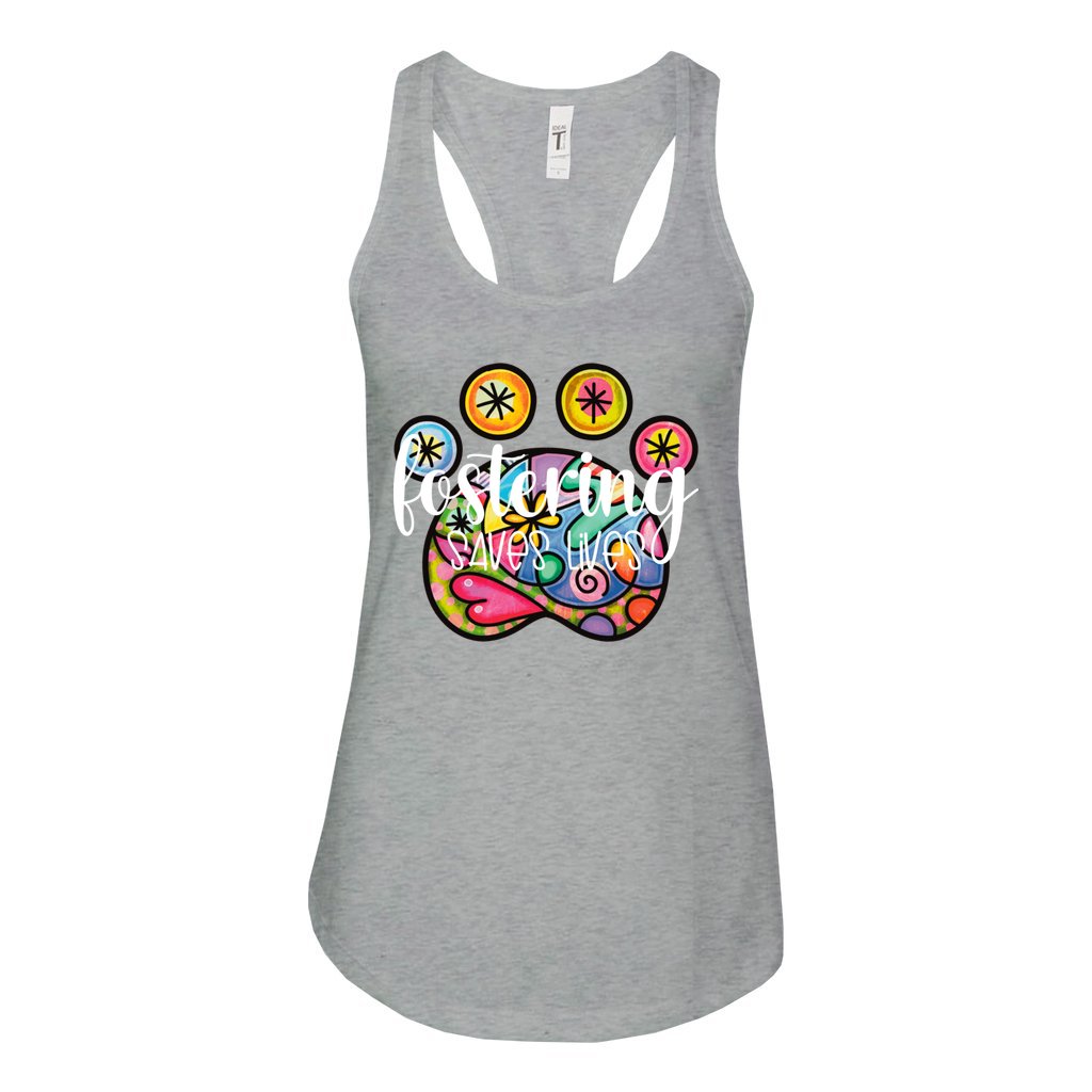 FOSTERING SAVES LIVES - S / Heather Grey - Foster Mom Things