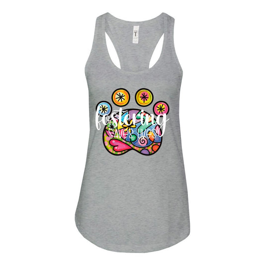 FOSTERING SAVES LIVES - S / Heather Grey - Foster Mom Things