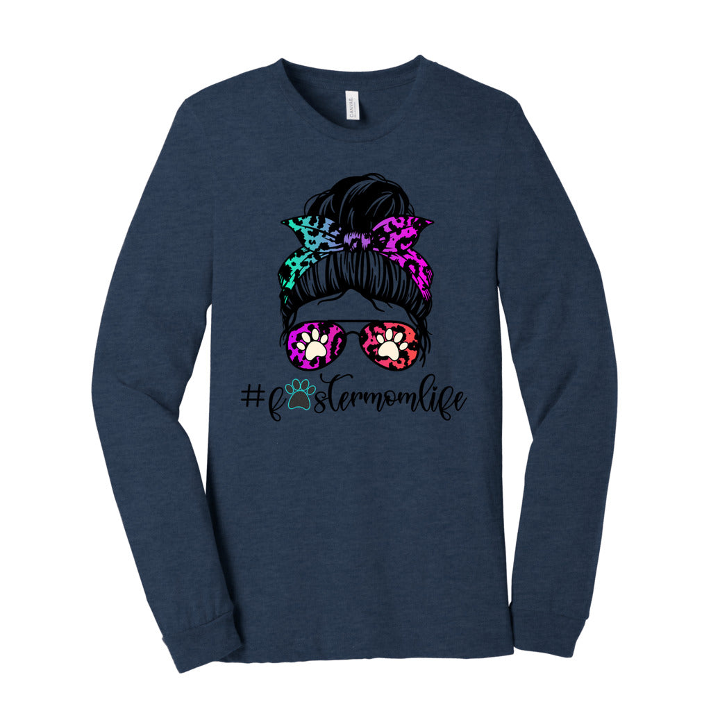 #FOSTERMOMLIFE - S / Heather Navy - Foster Mom Things