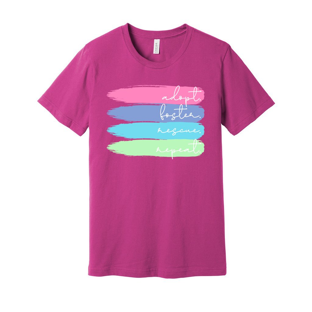ADOPT FOSTER RESCUE REPEAT - XS / Berry - Foster Mom Things