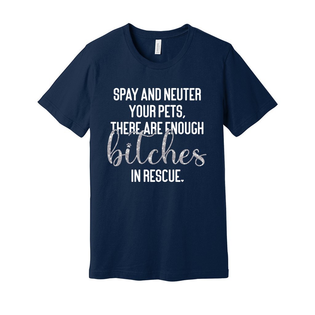 SPAY NEUTER - XS / Navy - Foster Mom Things