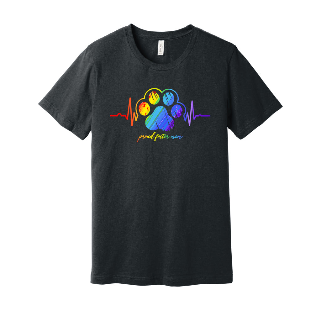 PROUD FOSTER MOM - S / Dark Grey Heather - Foster Mom Things