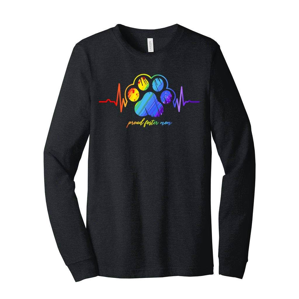 PROUD FOSTER MOM - XS / Dark Grey Heather - Foster Mom Things