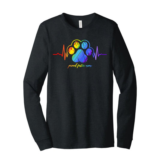 PROUD FOSTER MOM - XS / Dark Grey Heather - Foster Mom Things