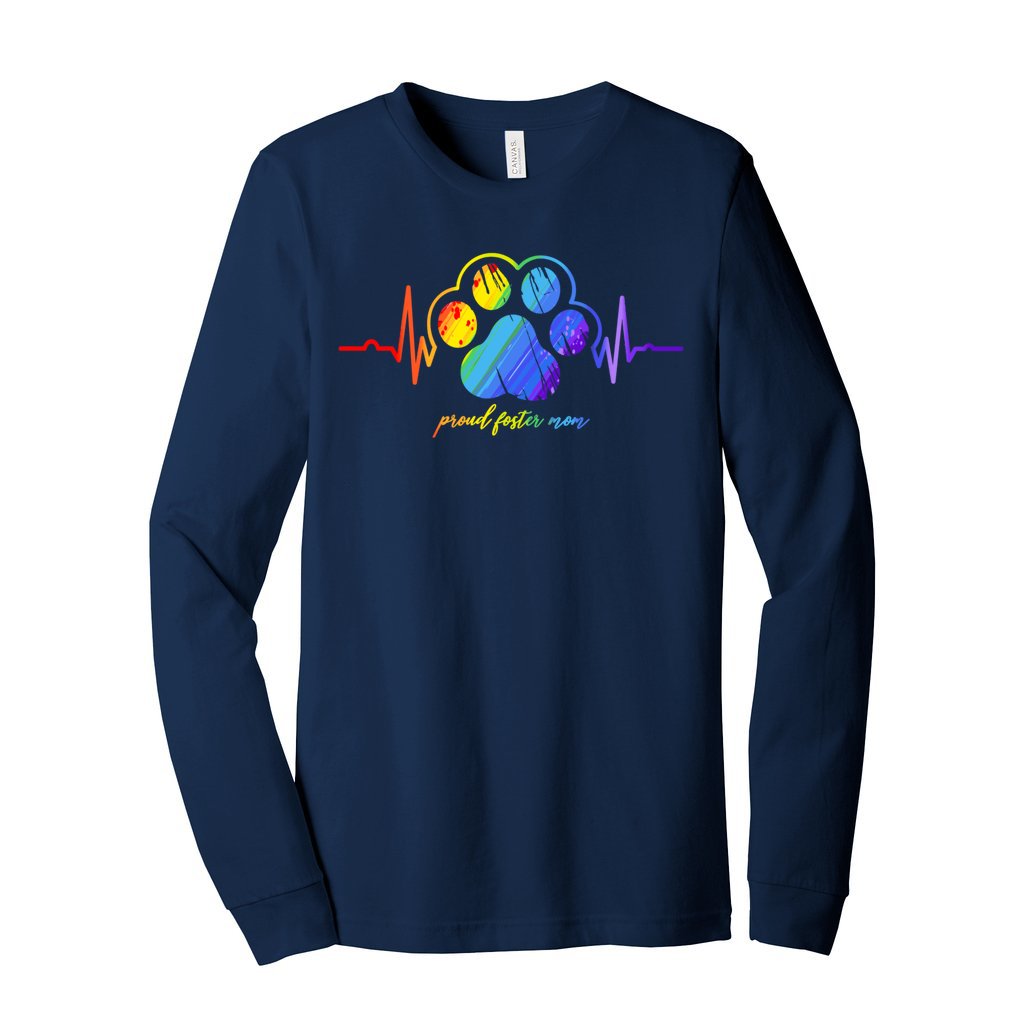 PROUD FOSTER MOM - S / Navy - Foster Mom Things