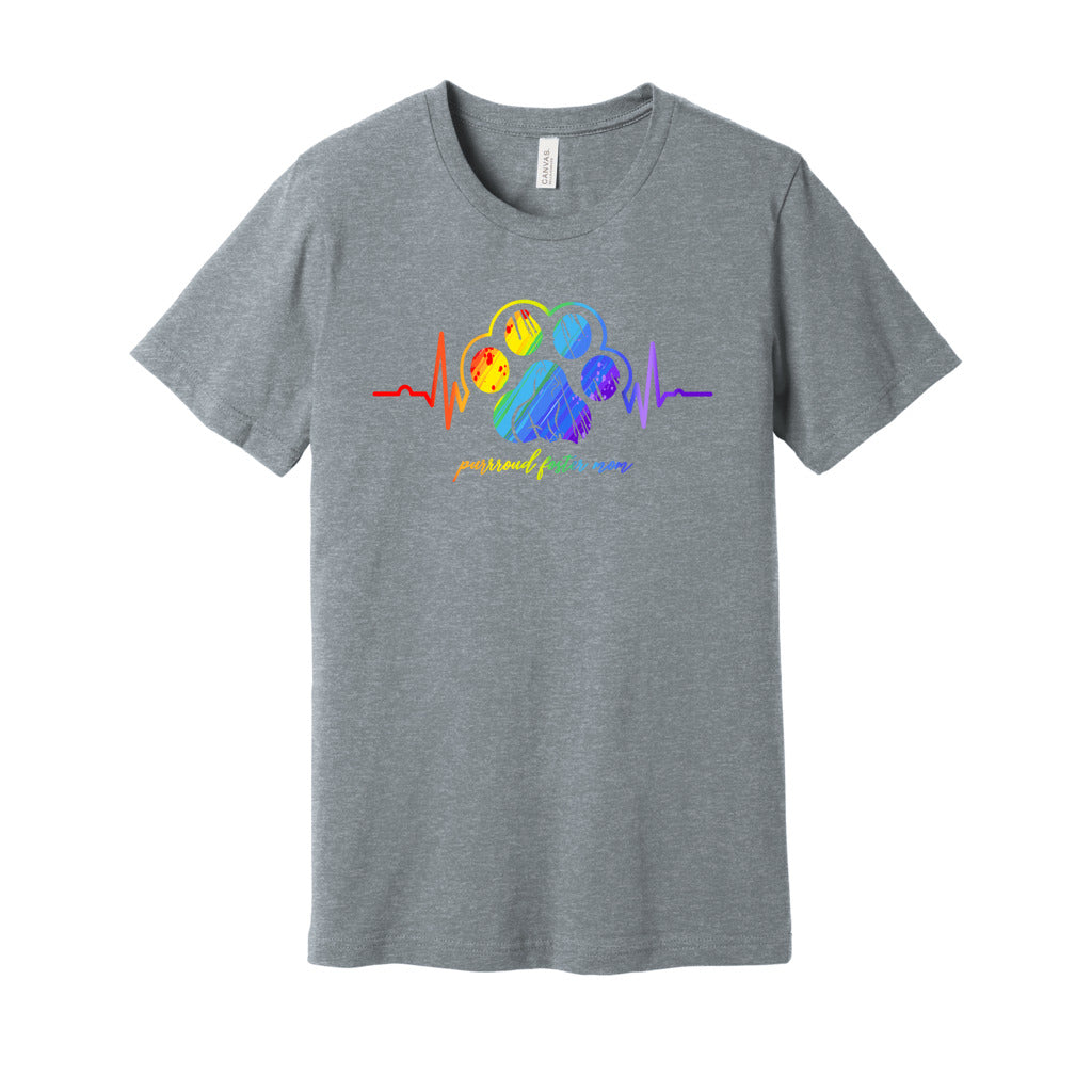 PURRROUD FOSTER MOM - S / Athletic Heather - Foster Mom Things