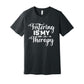 FOSTERING IS MY THERAPY - S / Dark Grey Heather - Foster Mom Things
