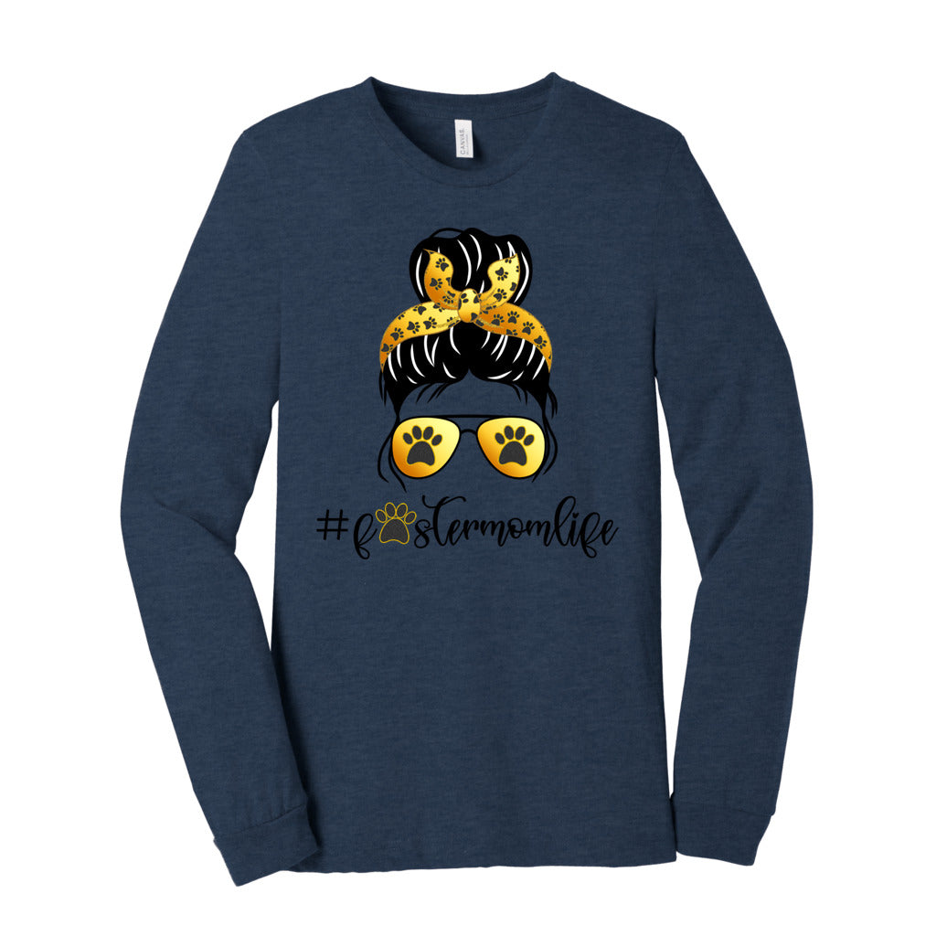 #FOSTERMOMLIFE - S / Heather Navy - Foster Mom Things