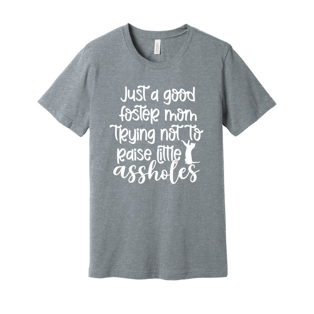 GOOD FOSTER MOM - S / Athletic Heather - Foster Mom Things