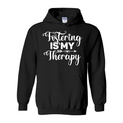 FOSTERING IS MY THERAPY - S / Black - Foster Mom Things