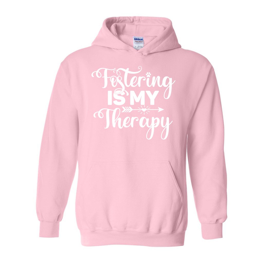 FOSTERING IS MY THERAPY - S / Light Pink - Foster Mom Things
