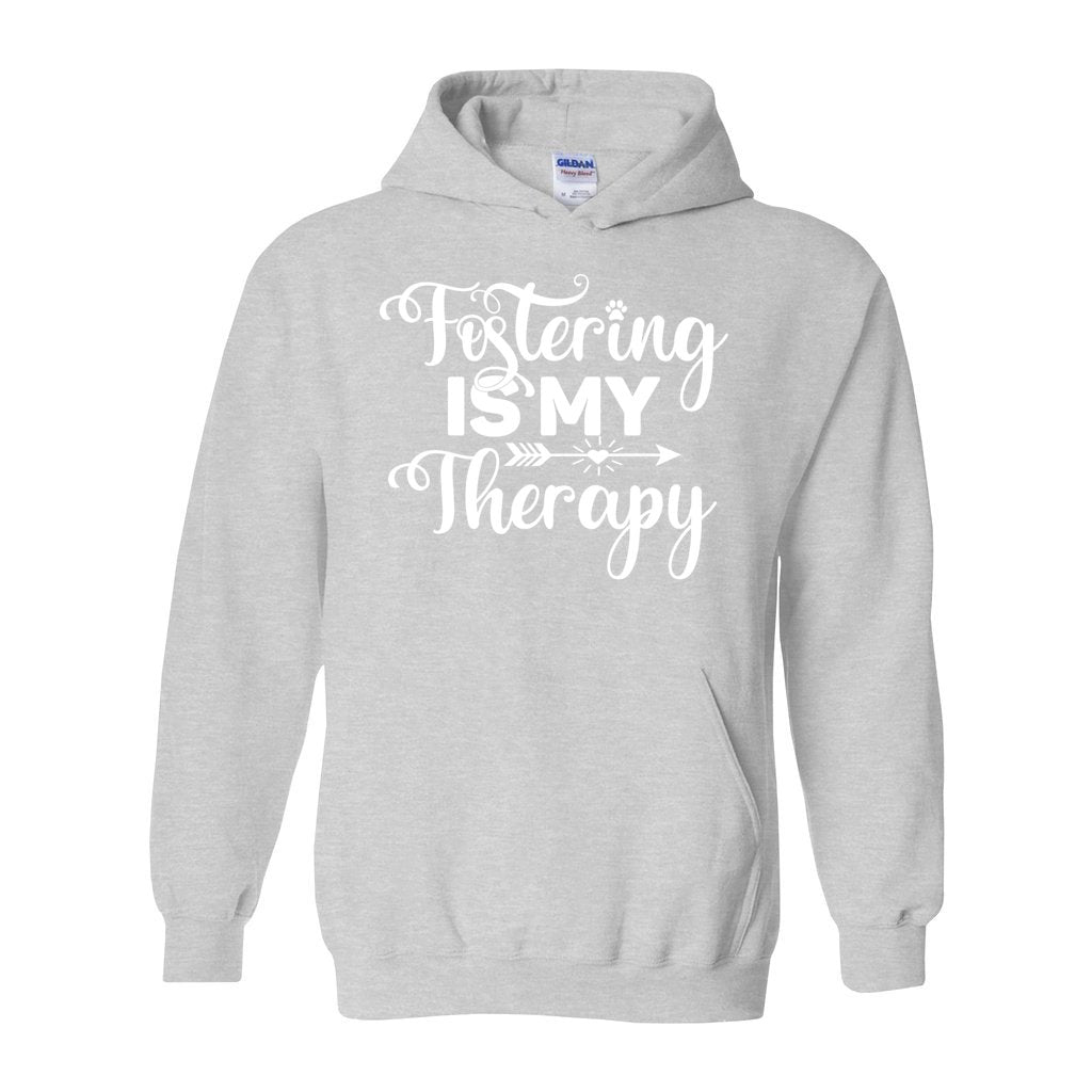 FOSTERING IS MY THERAPY - S / Sports Grey - Foster Mom Things