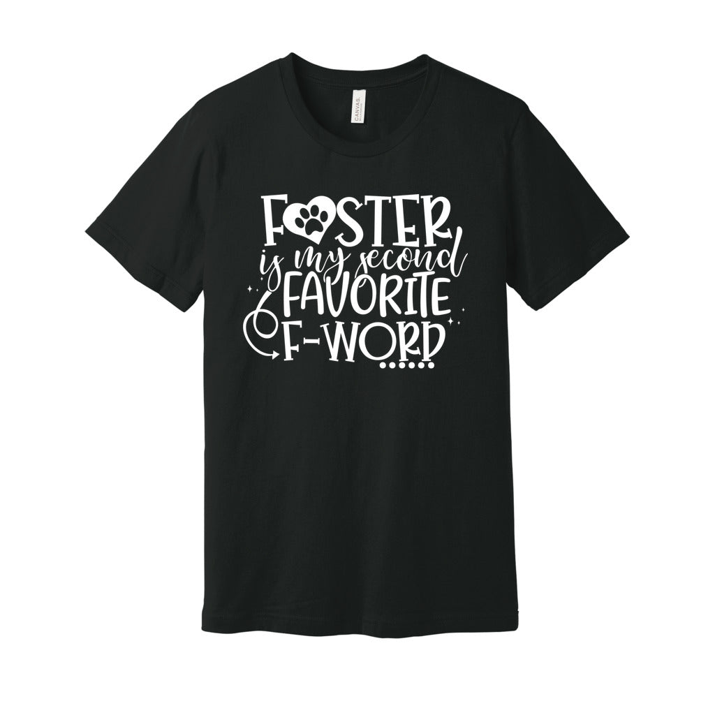 SECOND FAVORITE F-WORD - S / Vintage Black - Foster Mom Things