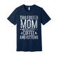 FUELED BY COFFEE AND KITTENS - XS / Navy - Foster Mom Things