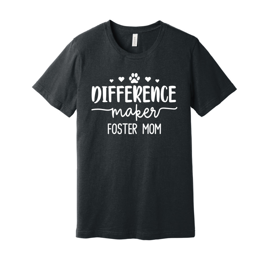 DIFFERENCE MAKER - S / Dark Grey Heather - Foster Mom Things