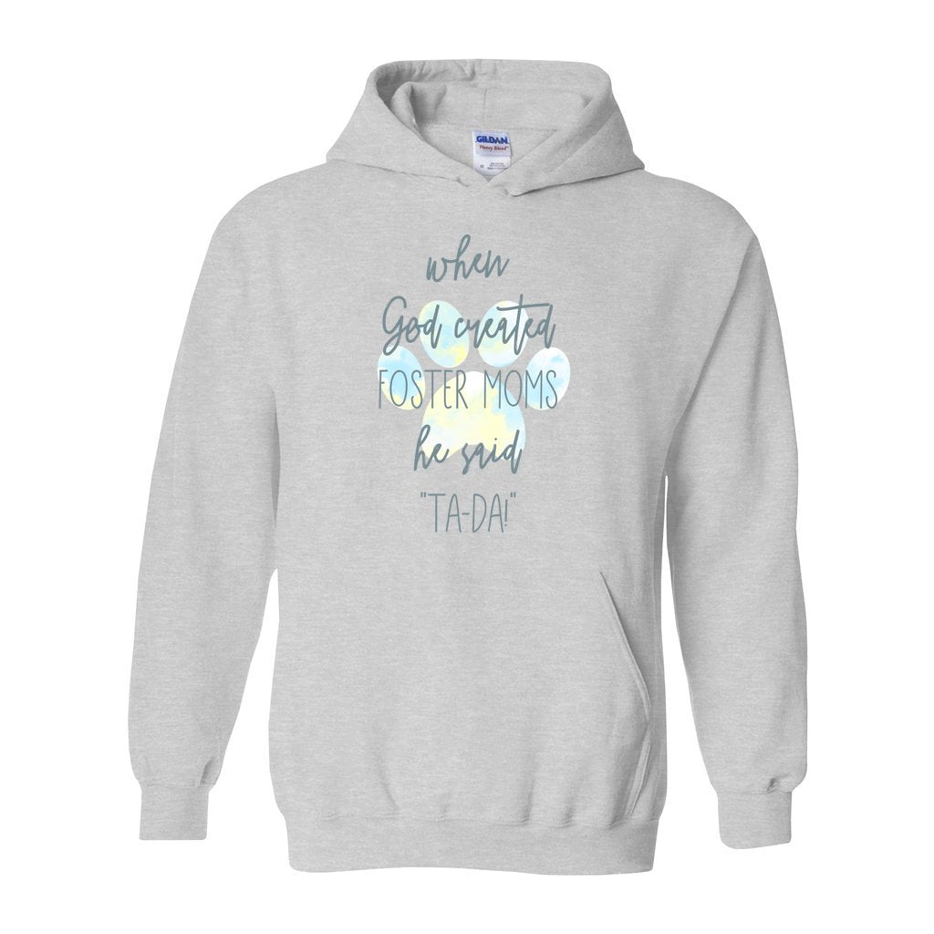 GOD CREATED FOSTER MOMS - S / Sports Grey - Foster Mom Things