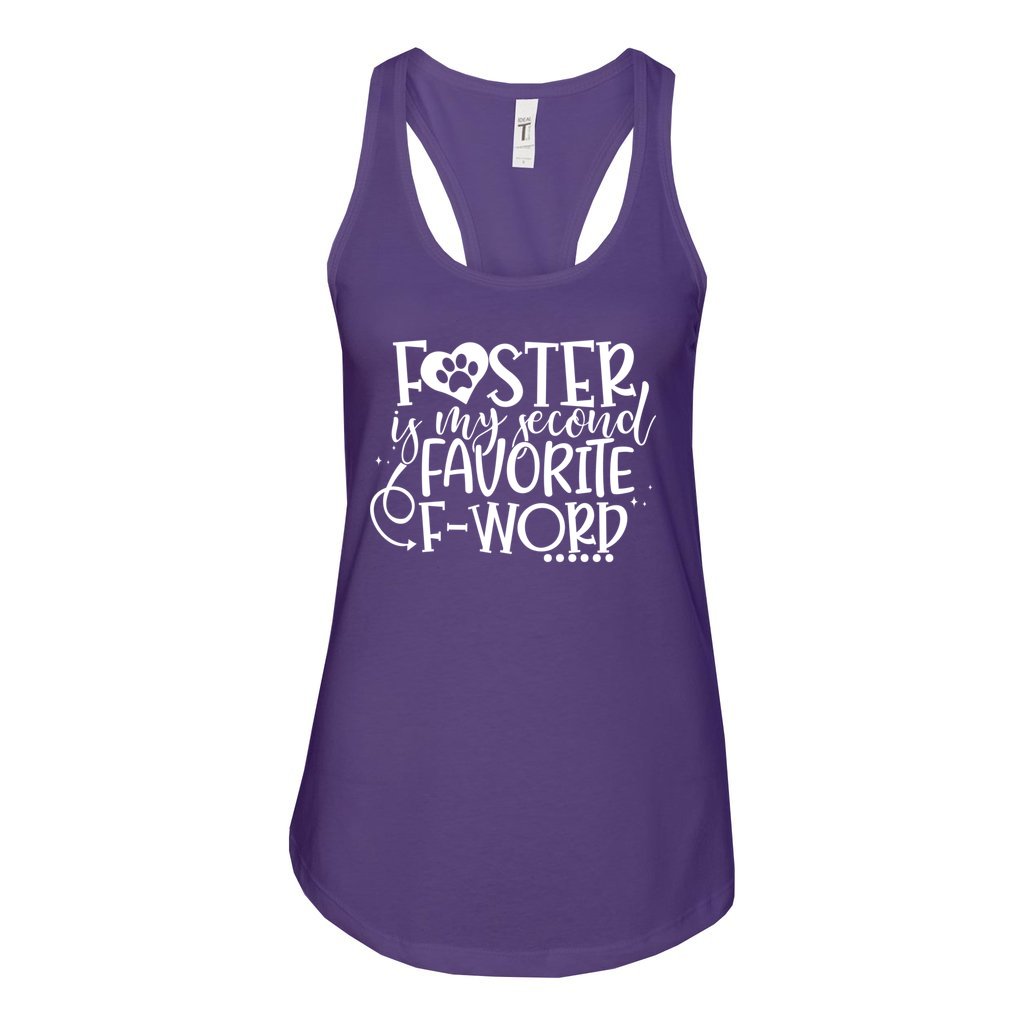 SECOND FAVORITE F-WORD - S / Purple Rush - Foster Mom Things