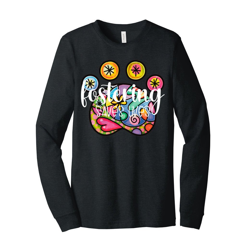 FOSTERING SAVES LIVES - XS / Dark Grey Heather - Foster Mom Things