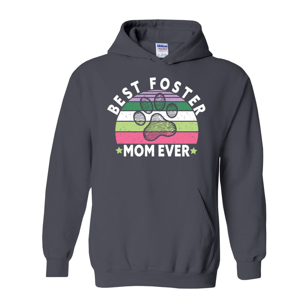 BEST FOSTER MOM EVER - S / Charcoal - Foster Mom Things