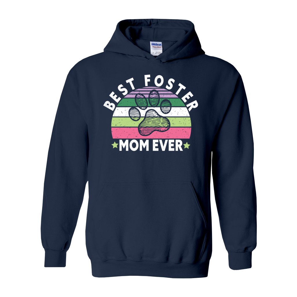 BEST FOSTER MOM EVER - S / Navy - Foster Mom Things