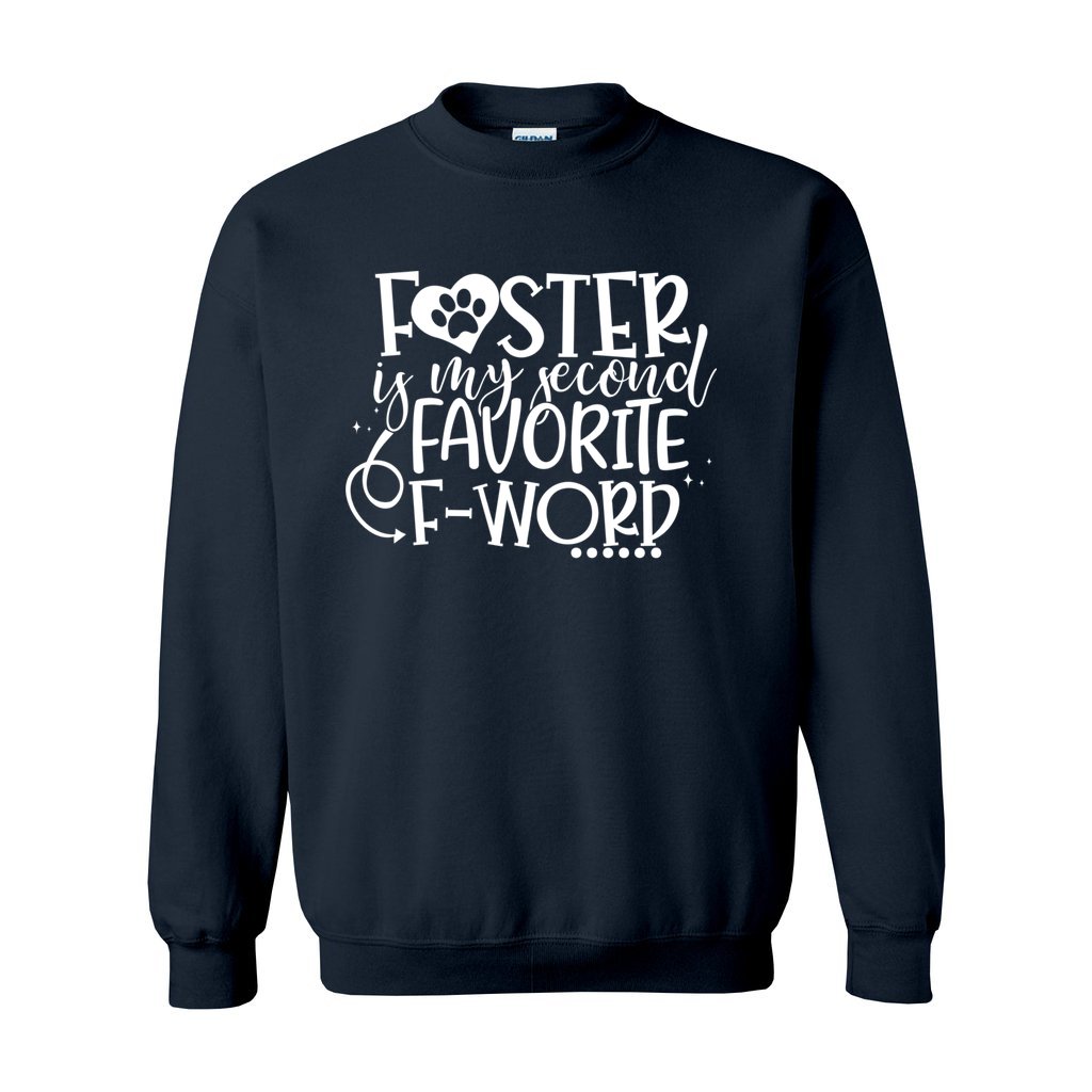 SECOND FAVORITE F-WORD - S / Navy - Foster Mom Things