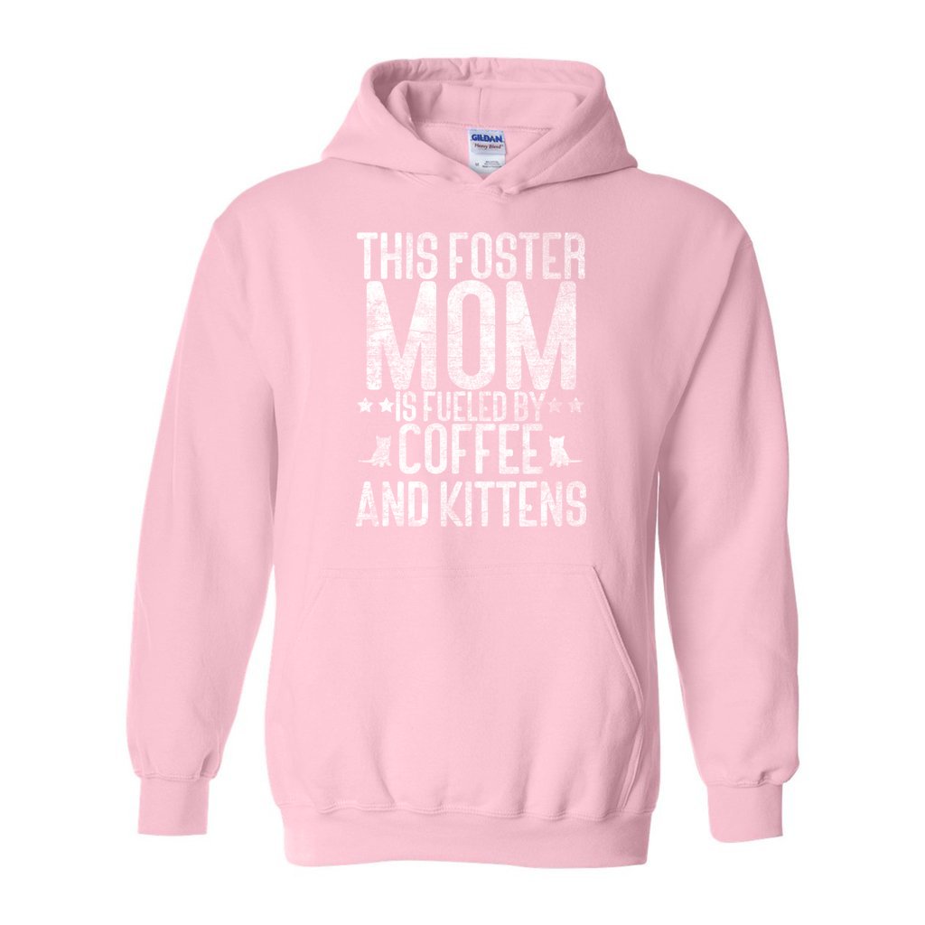 FUELED BY COFFEE AND KITTENS - S / Light Pink - Foster Mom Things