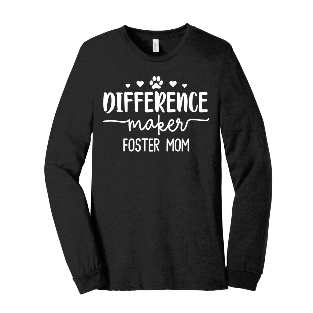 DIFFERENCE MAKER - S / Black Heather - Foster Mom Things