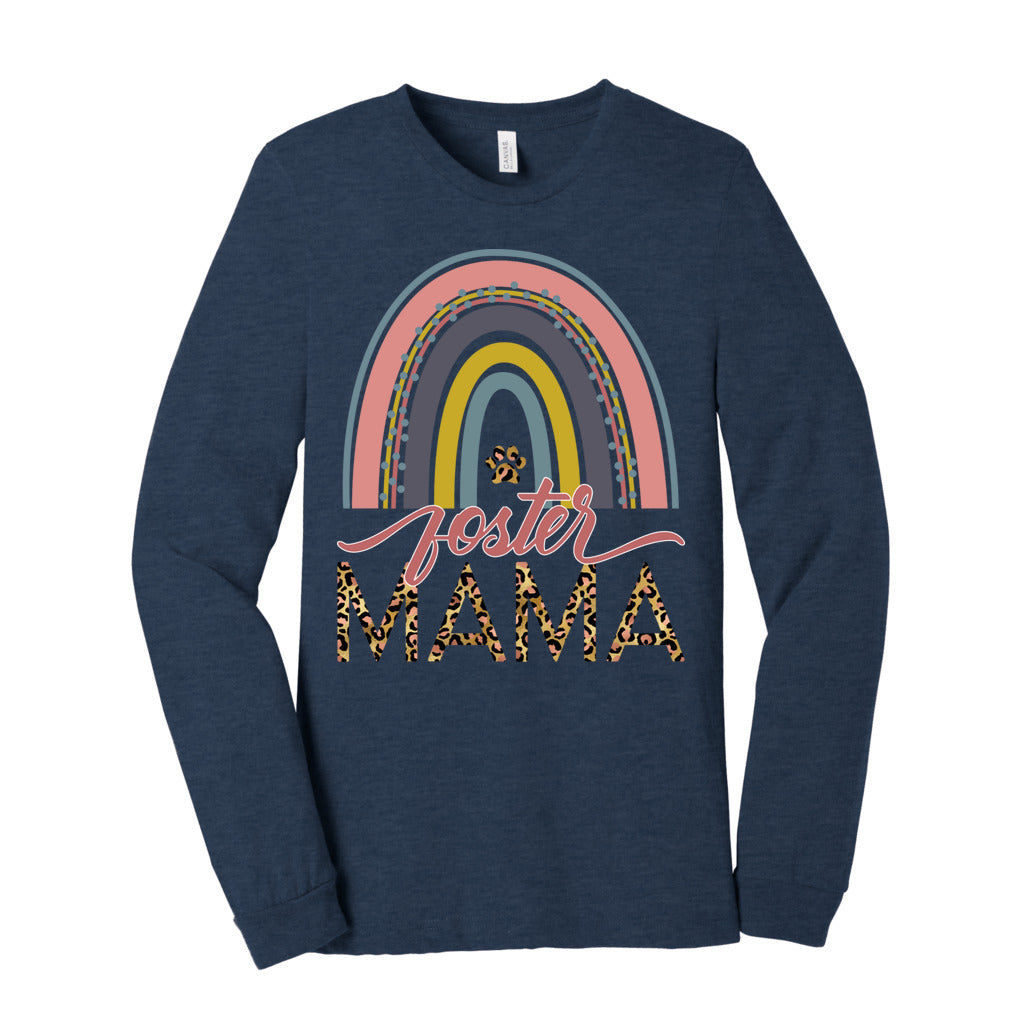 FOSTER MAMA - S / Heather Navy - Foster Mom Things