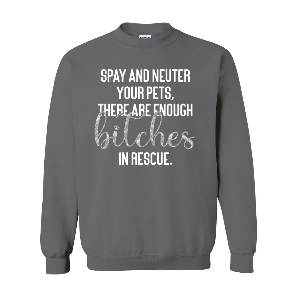 SPAY NEUTER - S / Charcoal - Foster Mom Things